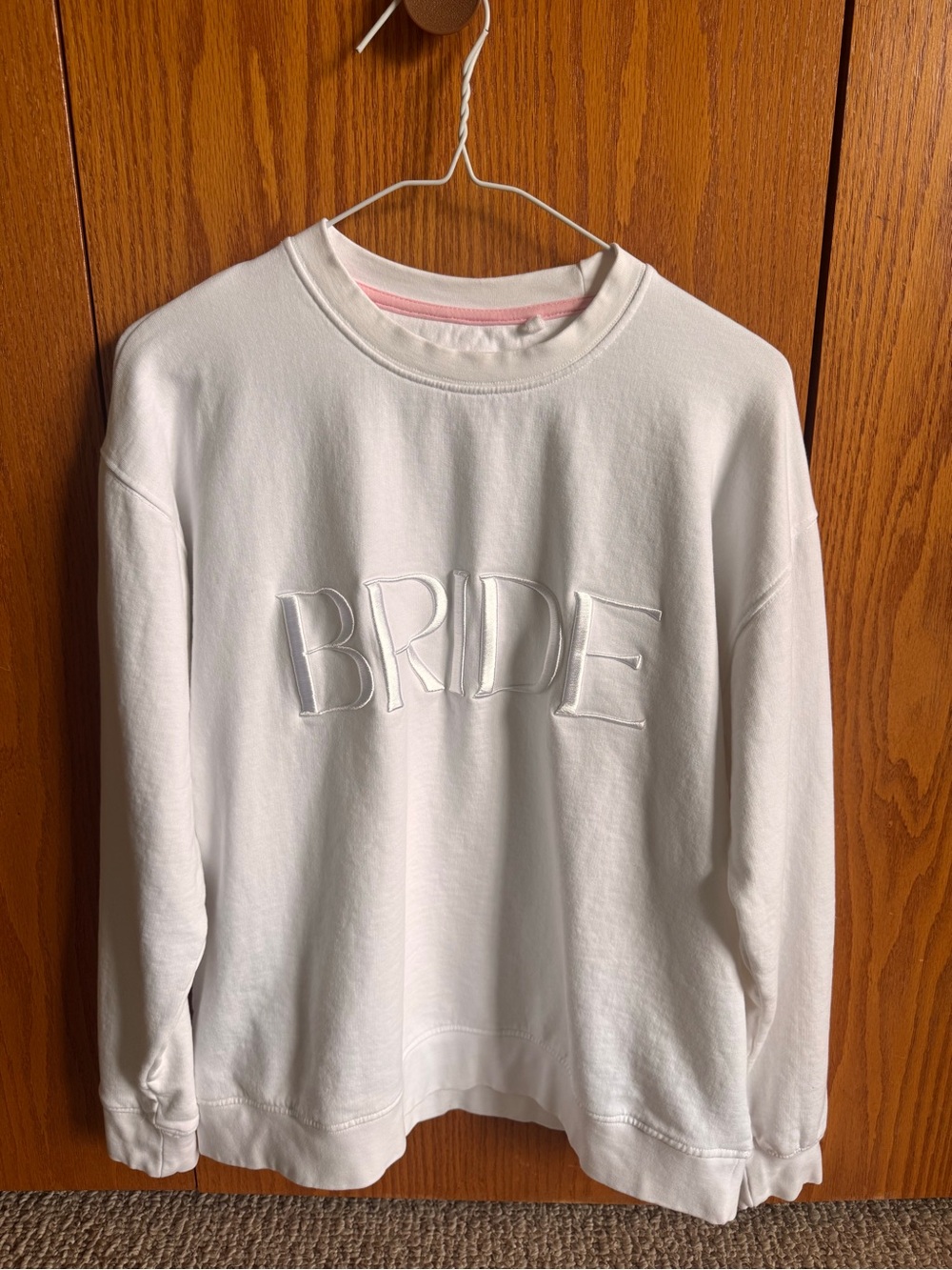 Miss to Mrs White Bride Crewneck